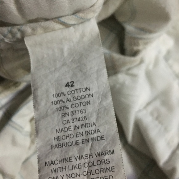 Perry Ellis men’s plaid cargo shorts. Sz 42W - Picture 4 of 5